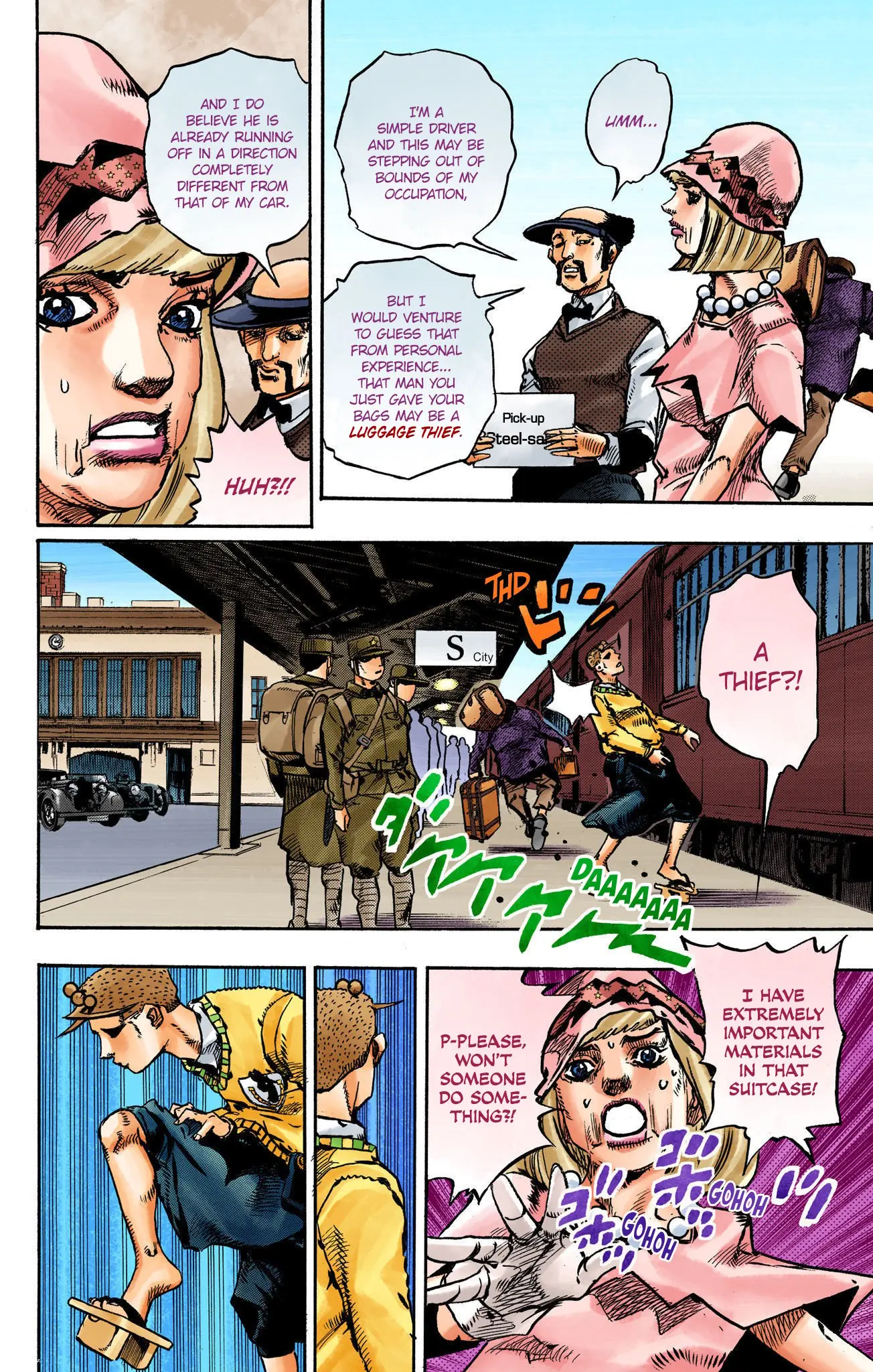JoJo's Bizarre Adventure, Part 8: JoJolion Colored Manga, chapter 109, page 6
