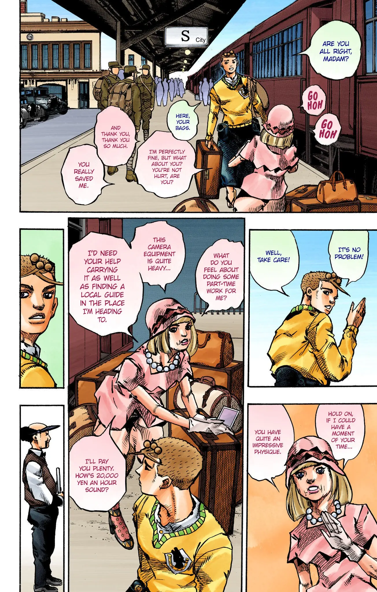 JoJo's Bizarre Adventure, Part 8: JoJolion Colored Manga, chapter 109, page 8