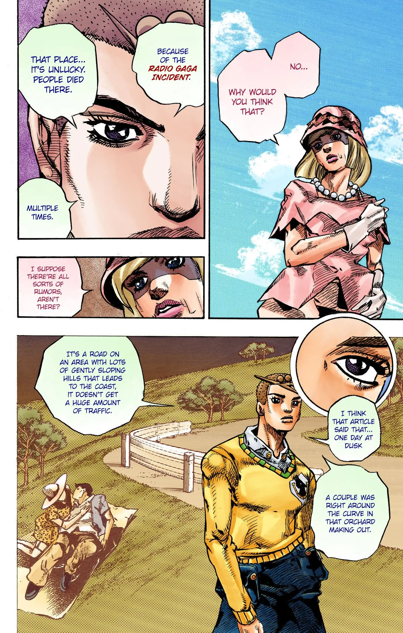 JoJo's Bizarre Adventure, Part 8: JoJolion Colored Manga, chapter 109, page 12
