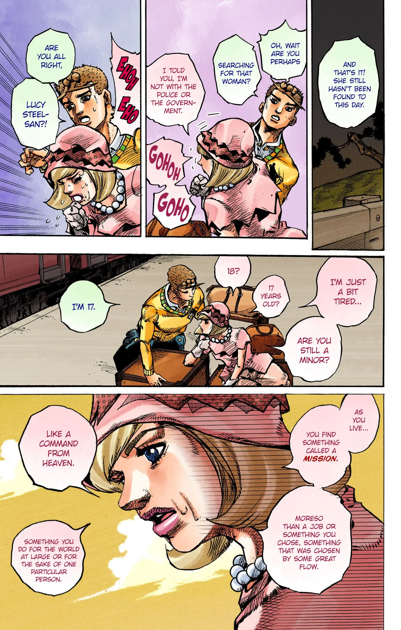 JoJo's Bizarre Adventure, Part 8: JoJolion Colored Manga, chapter 109, page 15