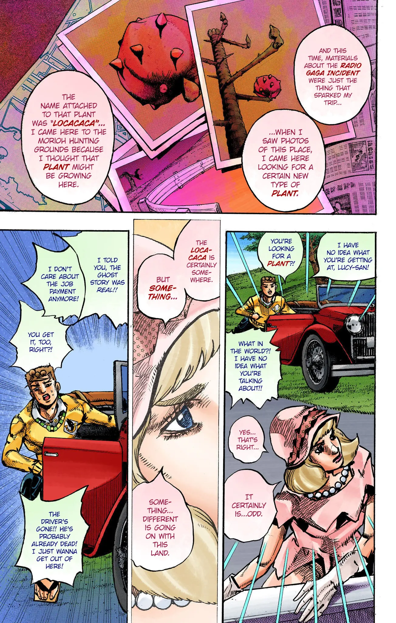 JoJo's Bizarre Adventure, Part 8: JoJolion Colored Manga, chapter 109, page 34