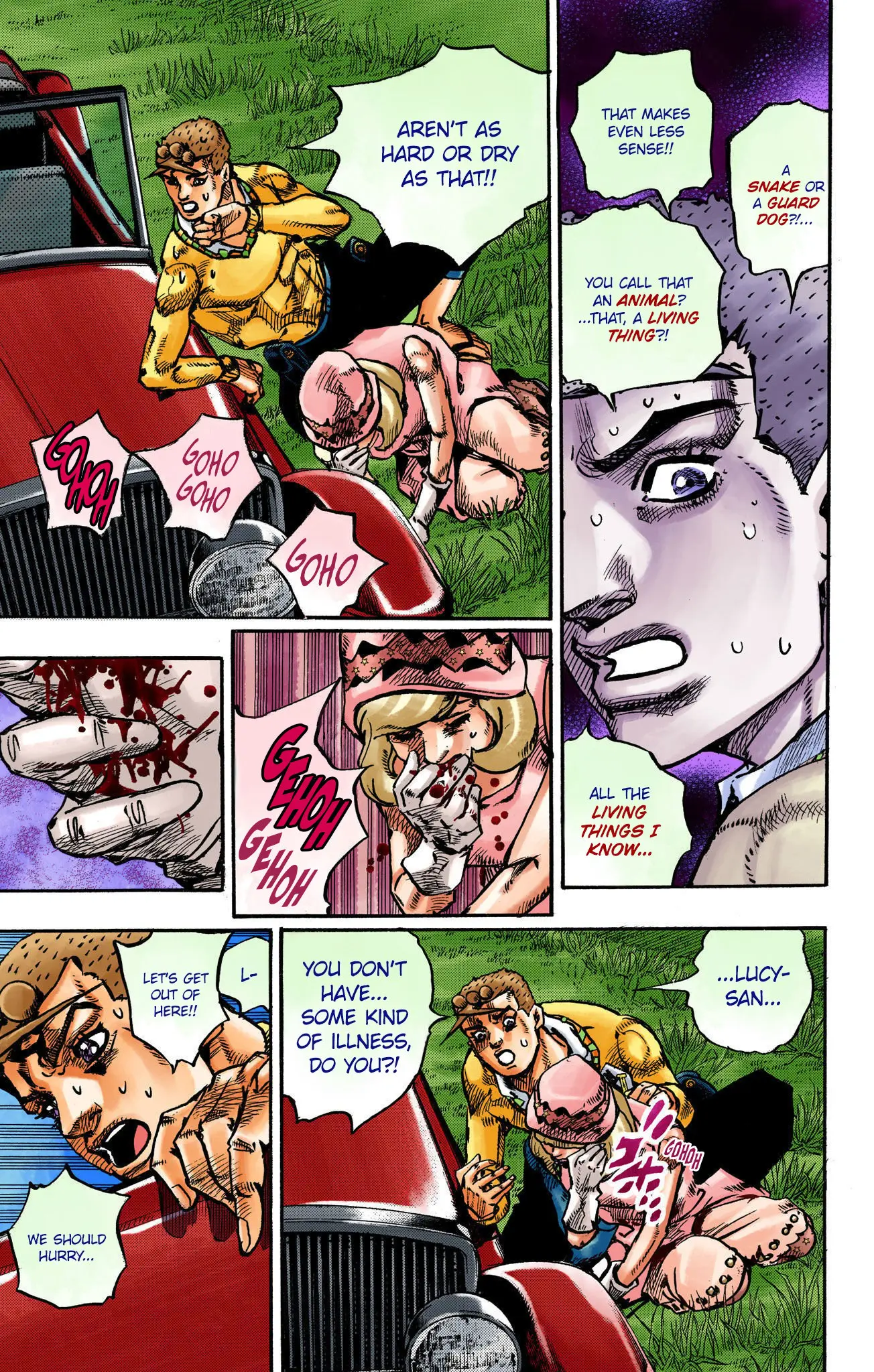 JoJo's Bizarre Adventure, Part 8: JoJolion Colored Manga, chapter 110 END, page 8