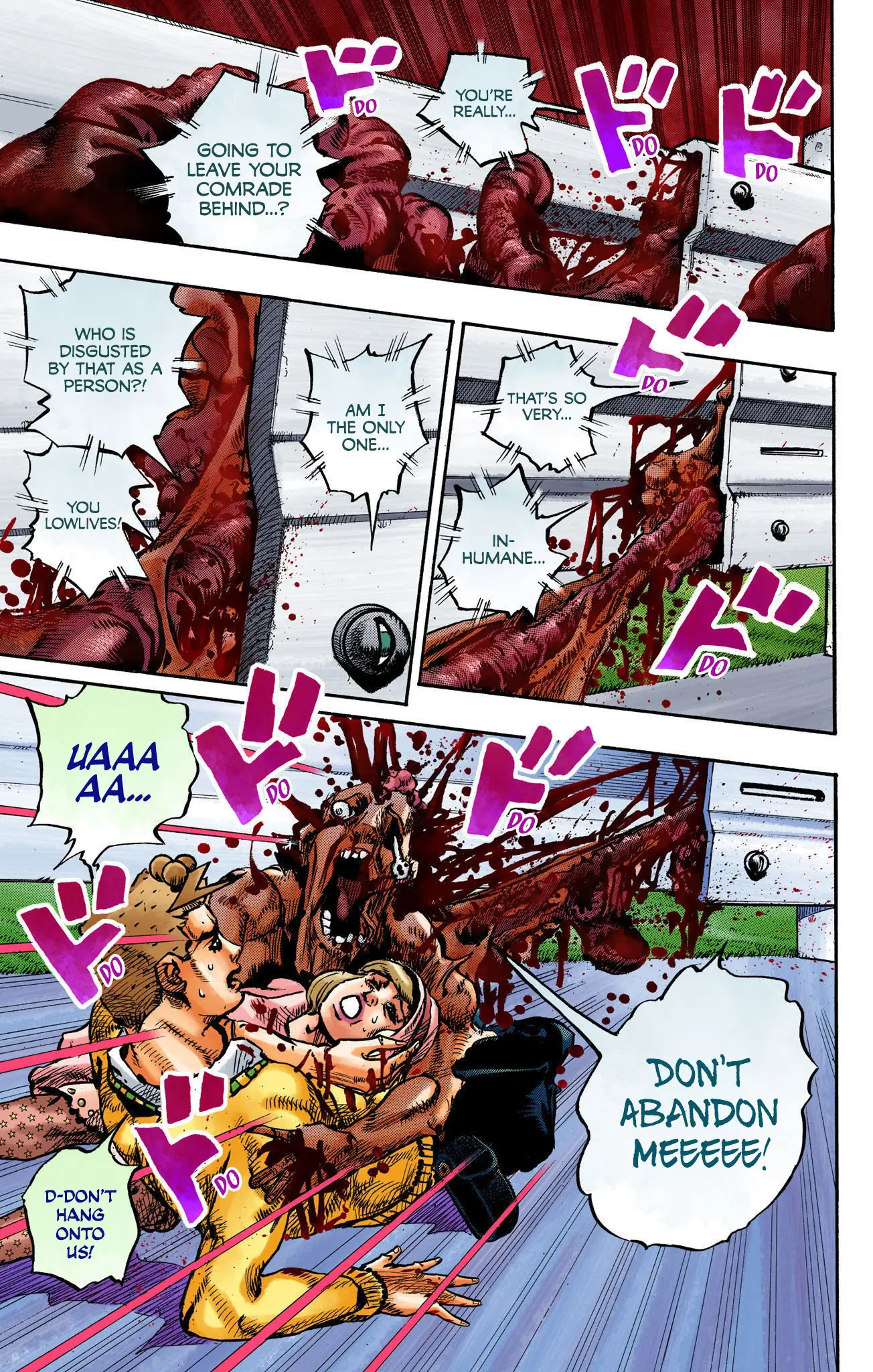 JoJo's Bizarre Adventure, Part 8: JoJolion Colored Manga, chapter 110 END, page 12