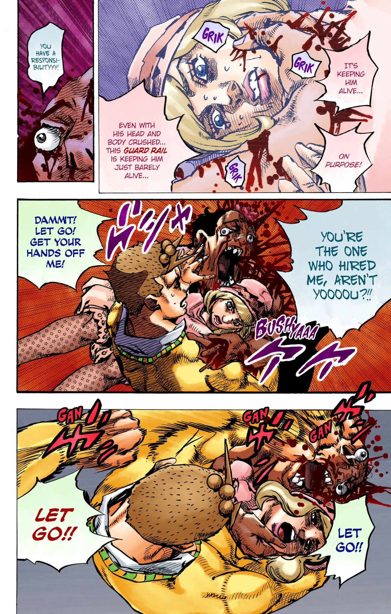 JoJo's Bizarre Adventure, Part 8: JoJolion Colored Manga, chapter 110 END, page 13