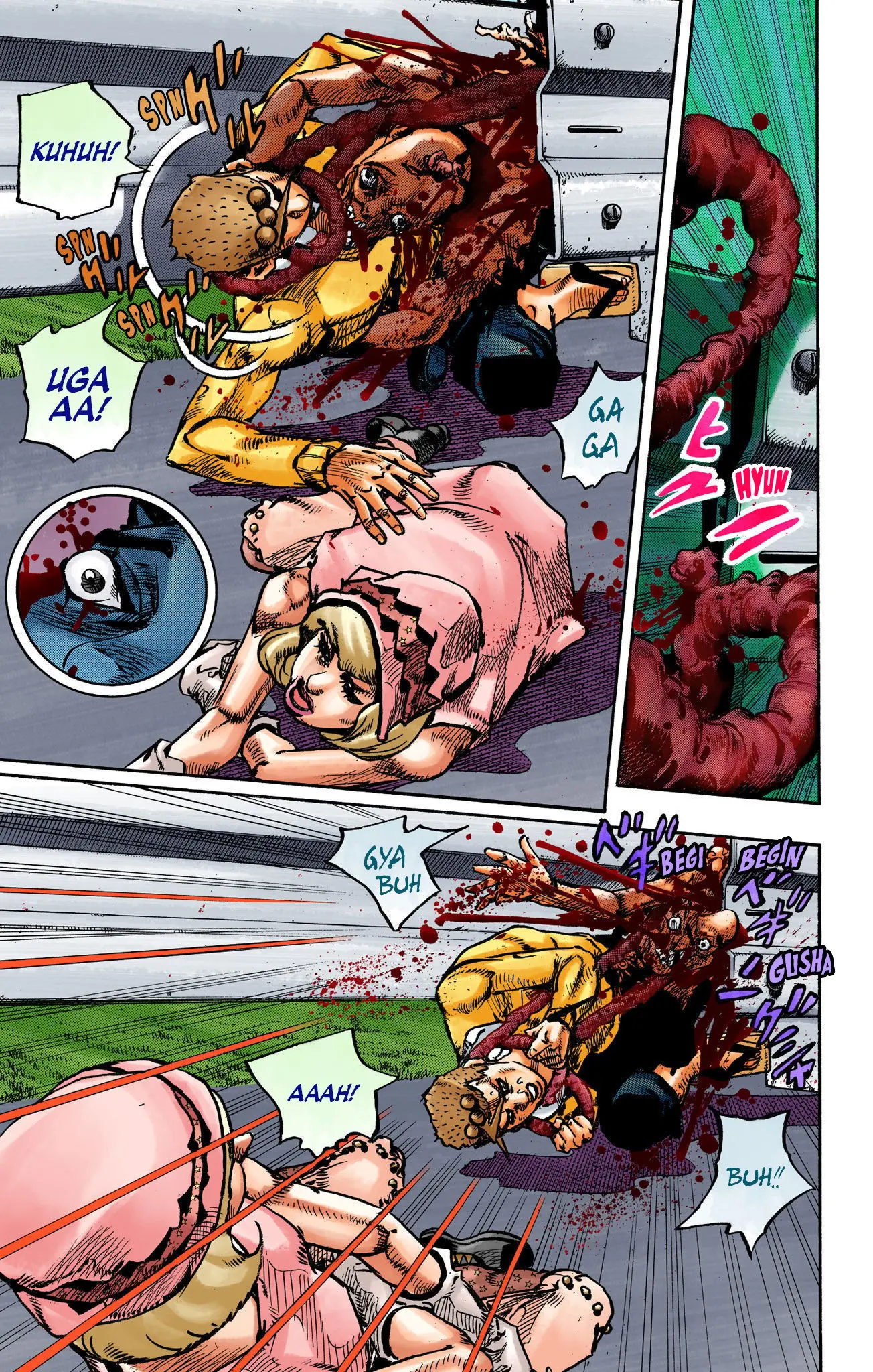 JoJo's Bizarre Adventure, Part 8: JoJolion Colored Manga, chapter 110 END, page 14