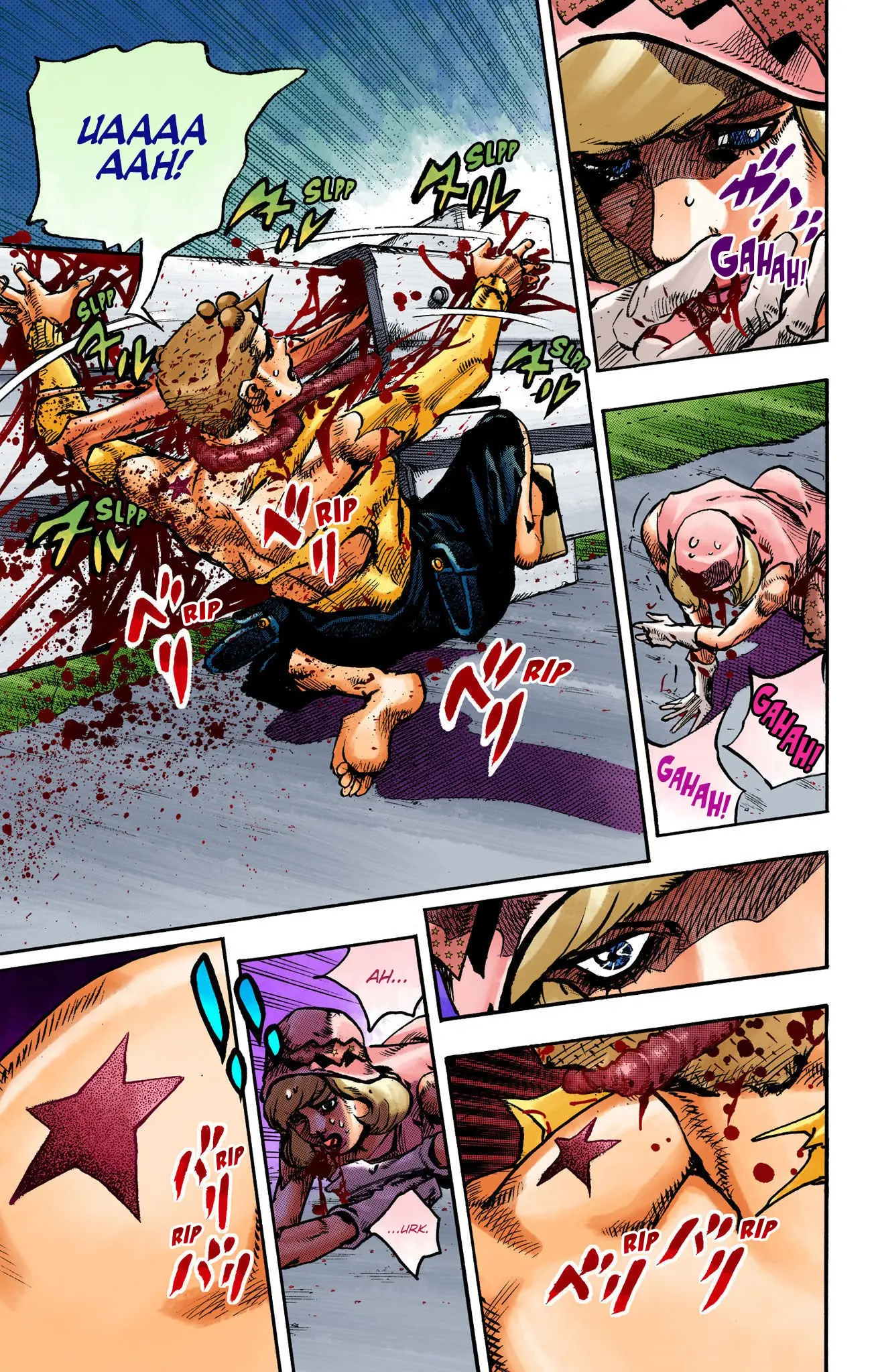 JoJo's Bizarre Adventure, Part 8: JoJolion Colored Manga, chapter 110 END, page 16