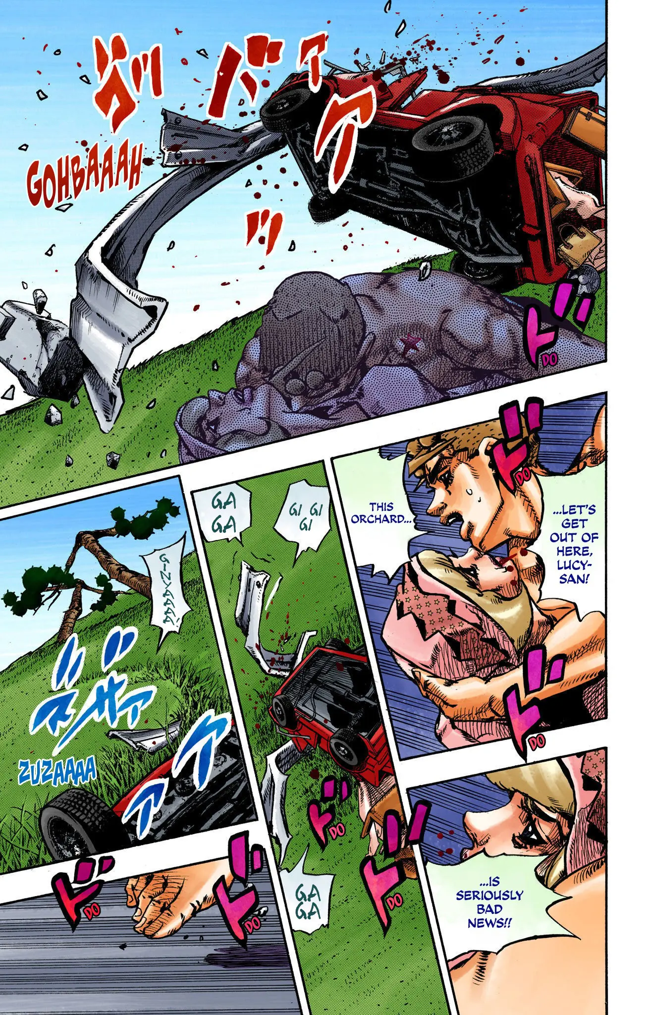 JoJo's Bizarre Adventure, Part 8: JoJolion Colored Manga, chapter 110 END, page 24