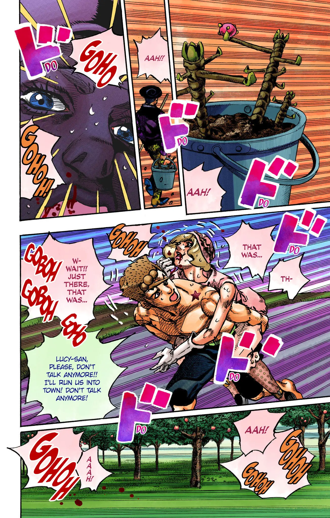 JoJo's Bizarre Adventure, Part 8: JoJolion Colored Manga, chapter 110 END, page 27