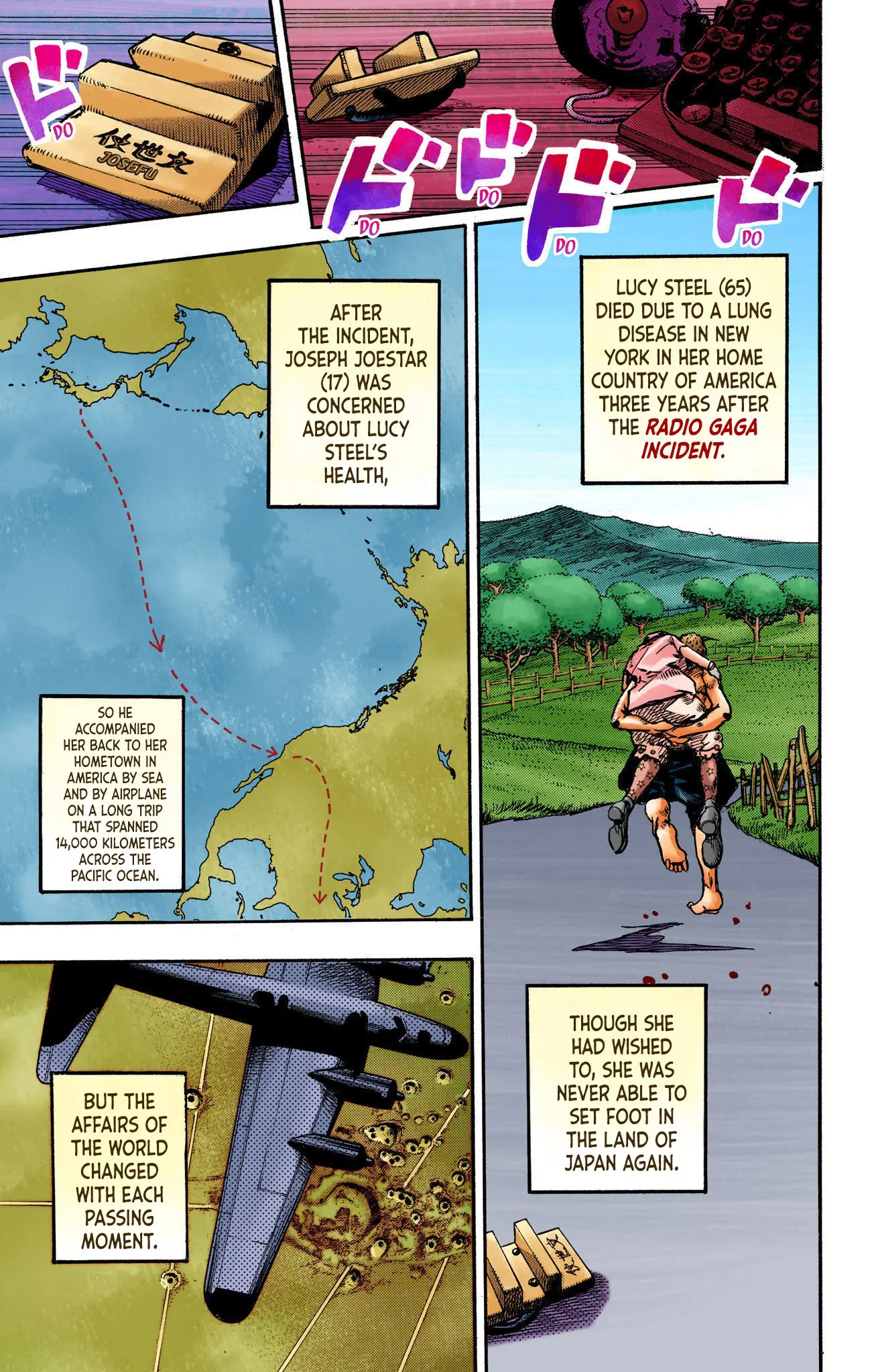 JoJo's Bizarre Adventure, Part 8: JoJolion Colored Manga, chapter 110 END, page 28
