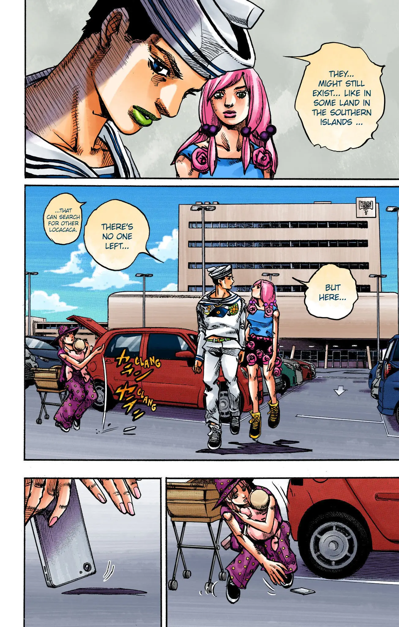JoJo's Bizarre Adventure, Part 8: JoJolion Colored Manga, chapter 110 END, page 32