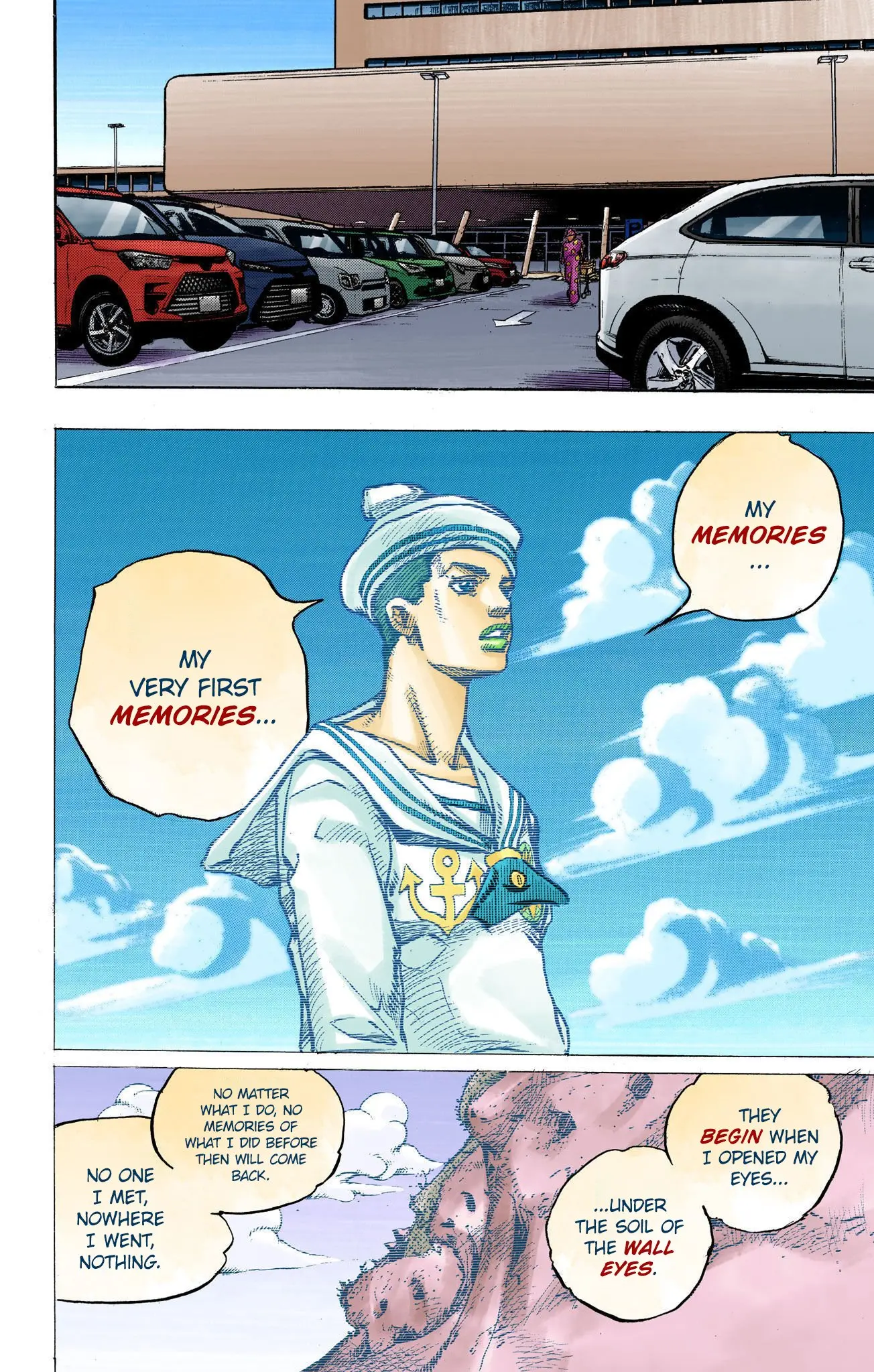 JoJo's Bizarre Adventure, Part 8: JoJolion Colored Manga, chapter 110 END, page 36