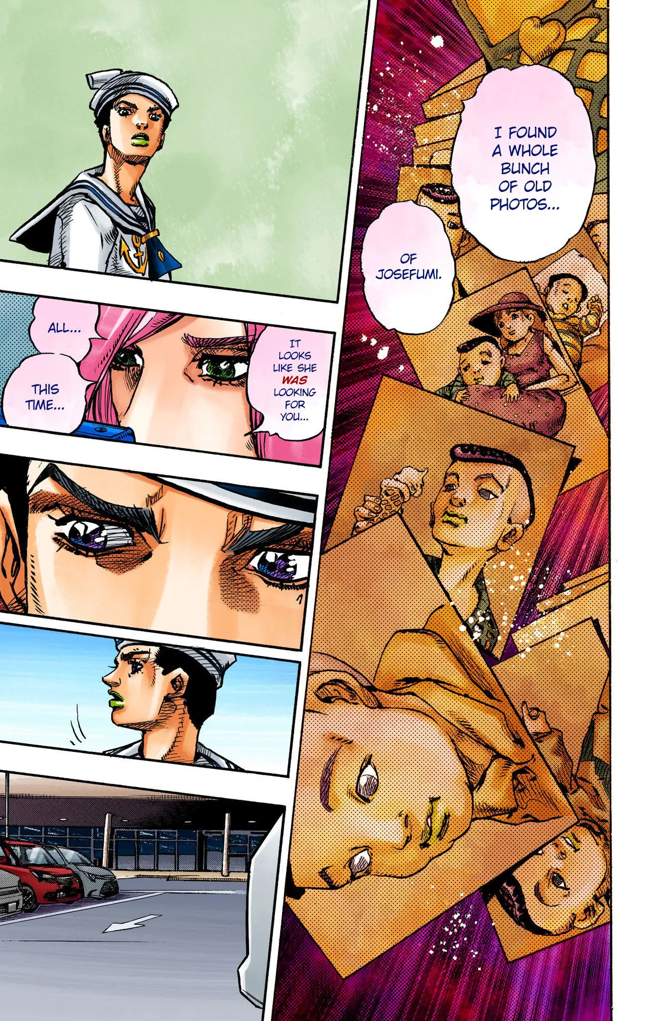 JoJo's Bizarre Adventure, Part 8: JoJolion Colored Manga, chapter 110 END, page 39