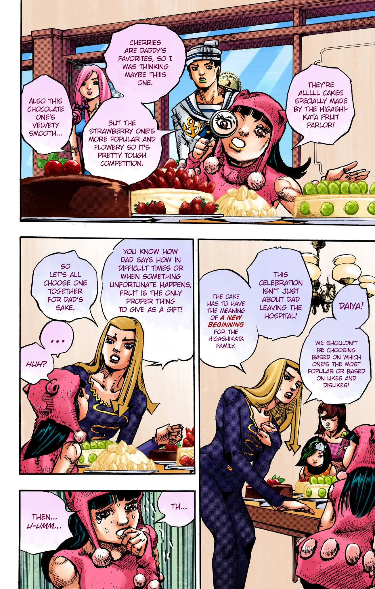 JoJo's Bizarre Adventure, Part 8: JoJolion Colored Manga, chapter 110 END, page 42