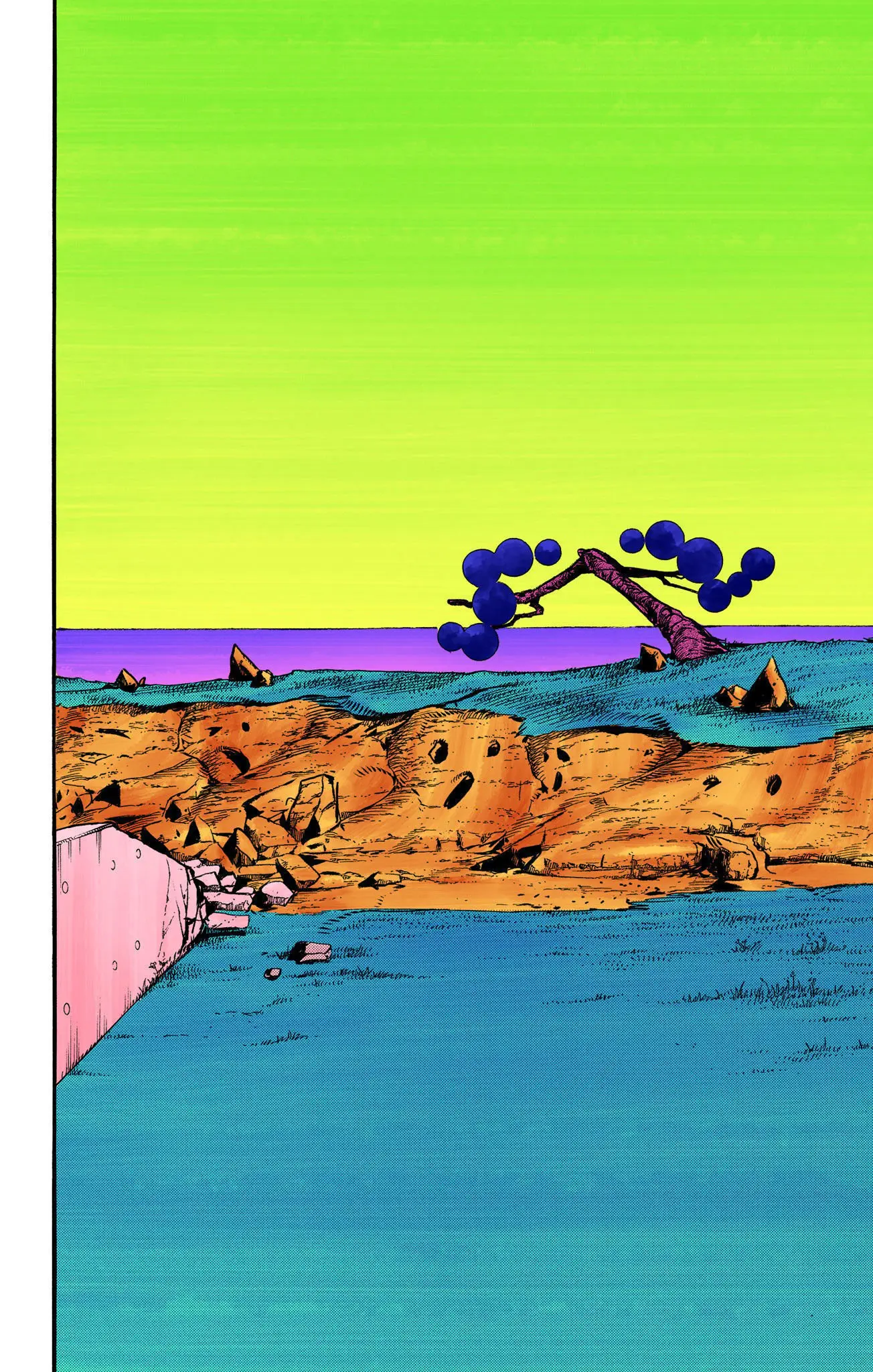 JoJo's Bizarre Adventure, Part 8: JoJolion Colored Manga, chapter 110 END, page 46