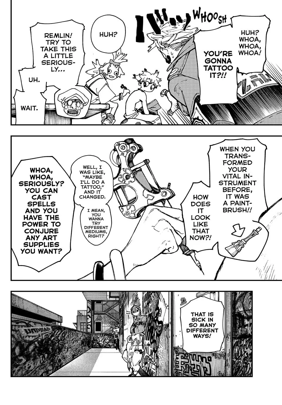 Gachiakuta Manga, chapter 28, page 9