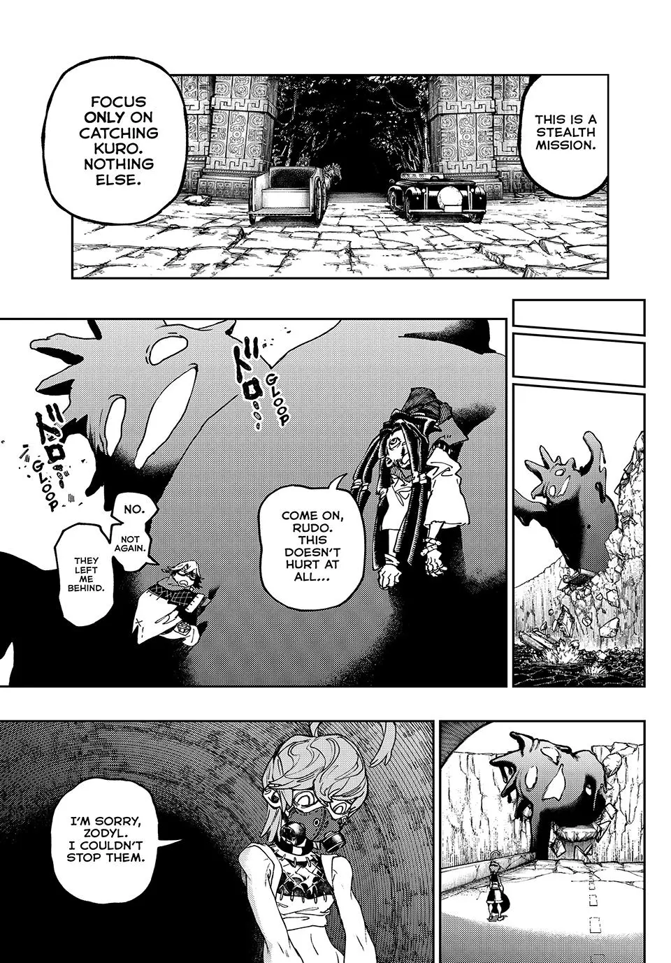 Gachiakuta Manga, chapter 100, page 9