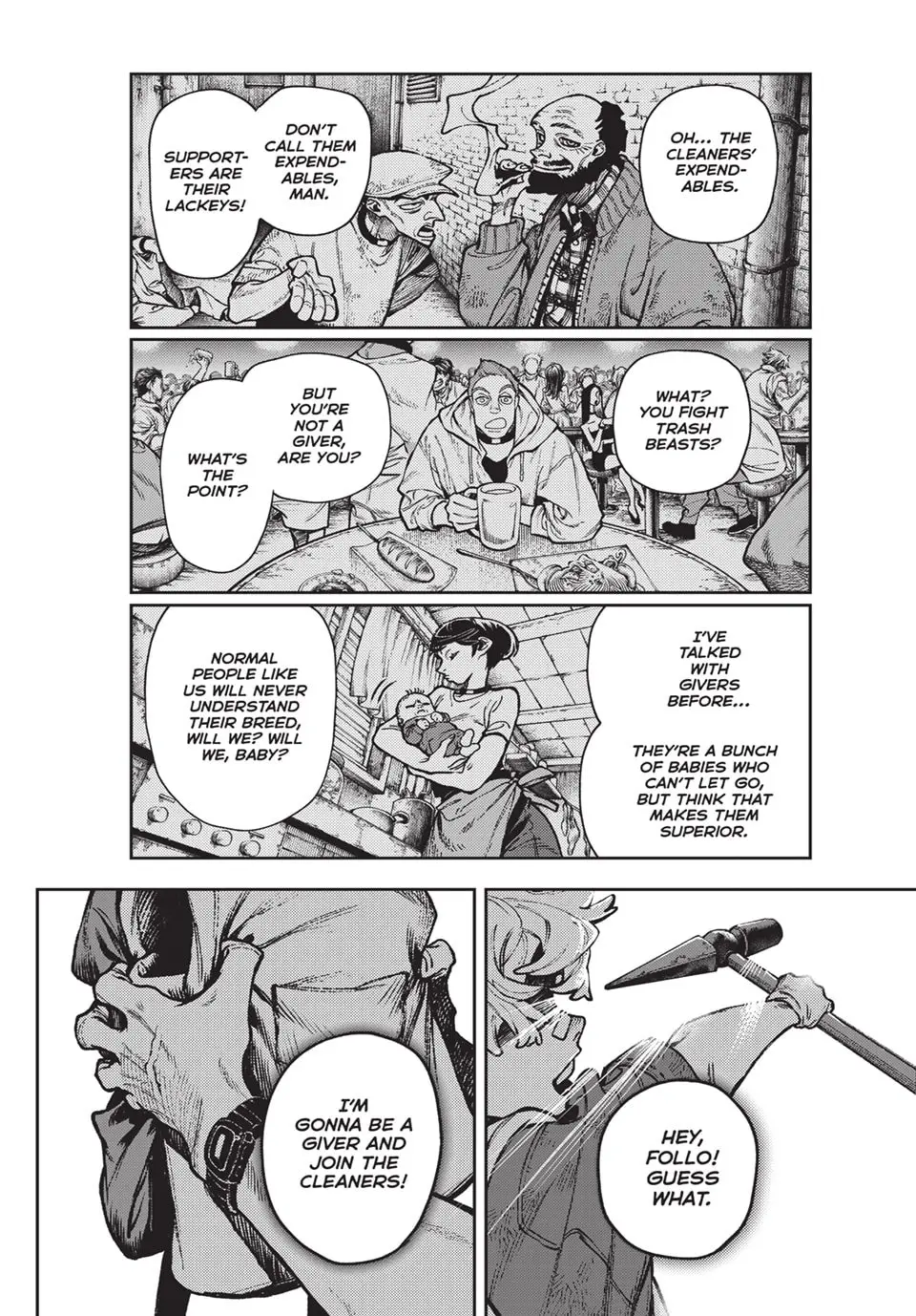 Gachiakuta Manga, chapter 117, page 17