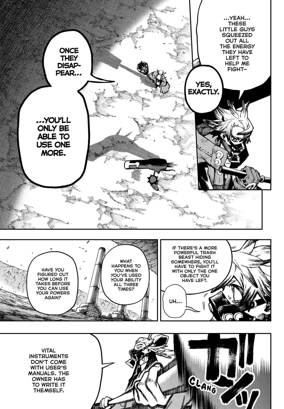 Gachiakuta Manga, chapter 121, page 3