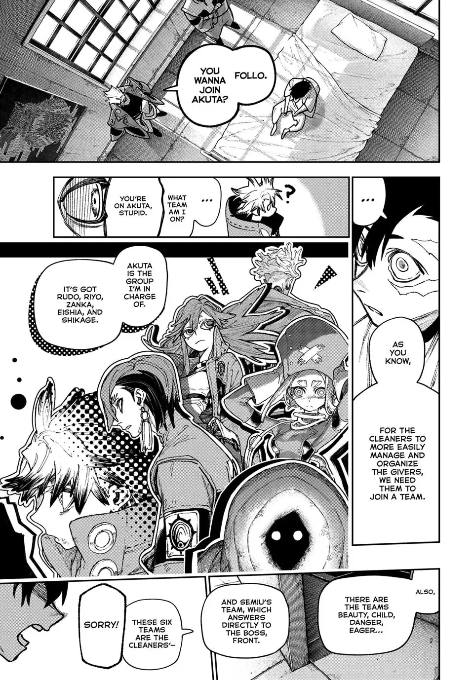 Gachiakuta Manga, chapter 129, page 11