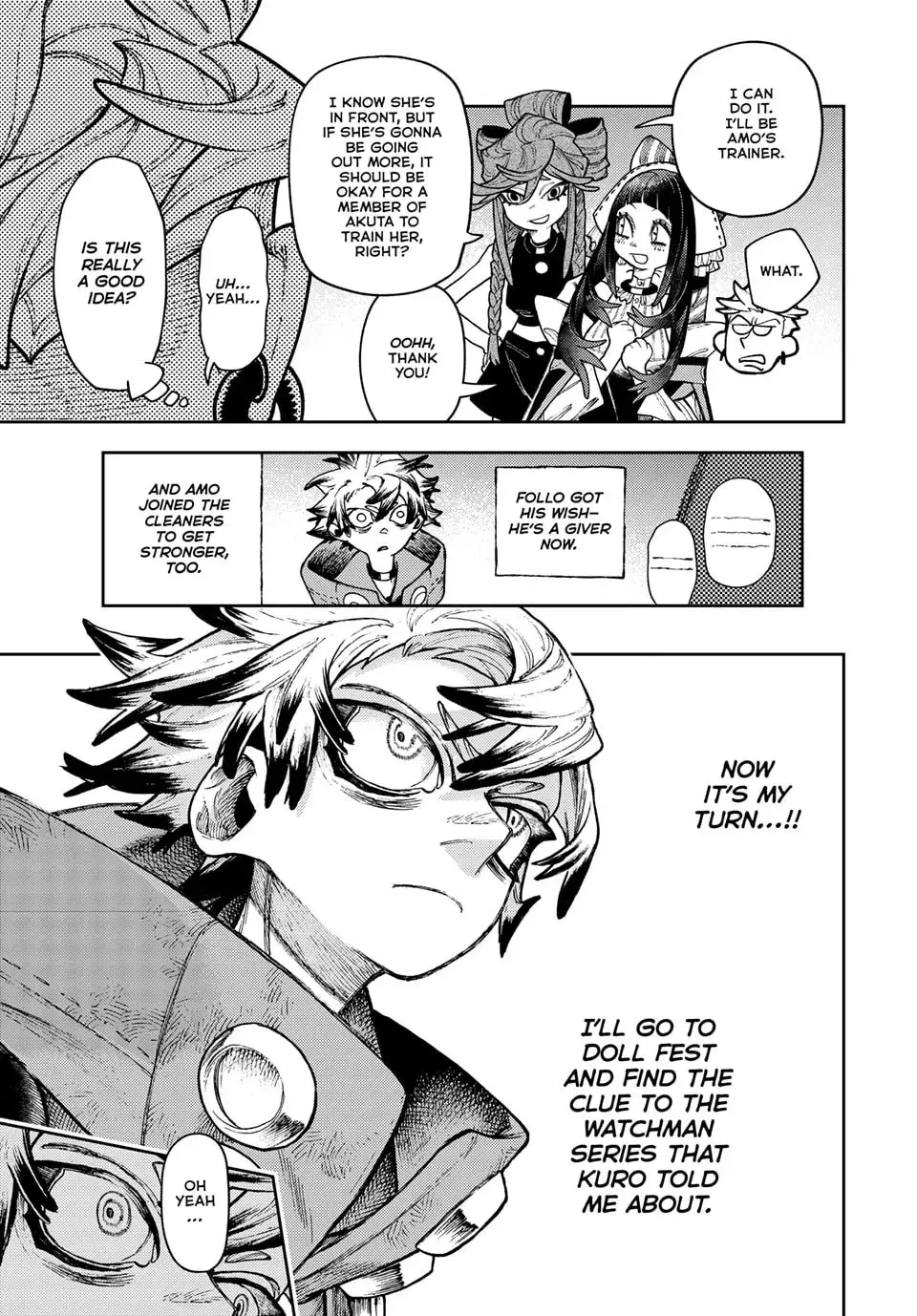 Gachiakuta Manga, chapter 130, page 7