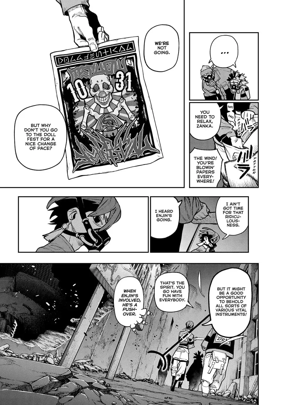 Gachiakuta Manga, chapter 130, page 17
