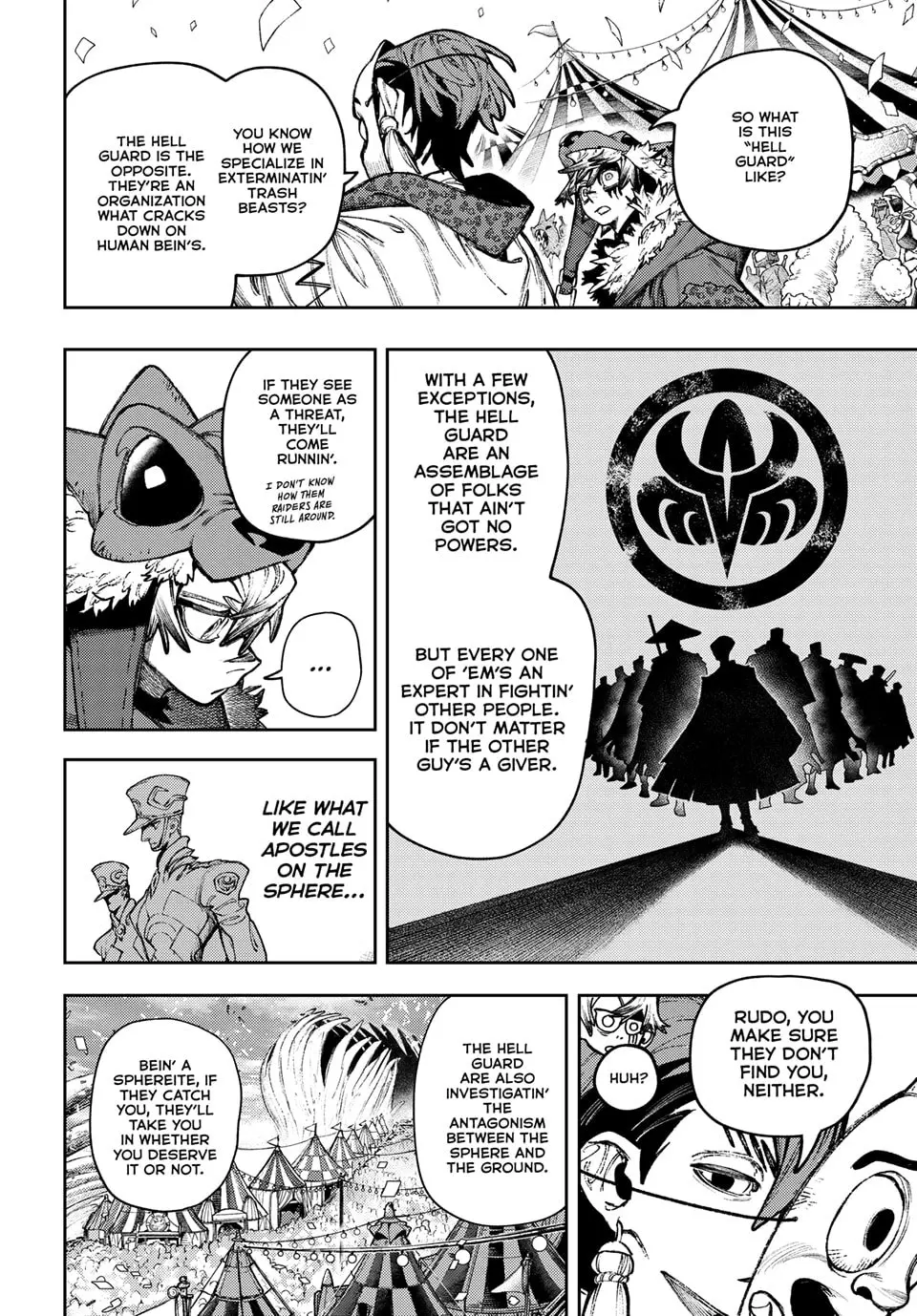 Gachiakuta Manga, chapter 133, page 8