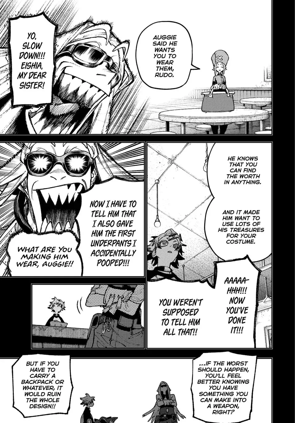 Gachiakuta Manga, chapter 144, page 3
