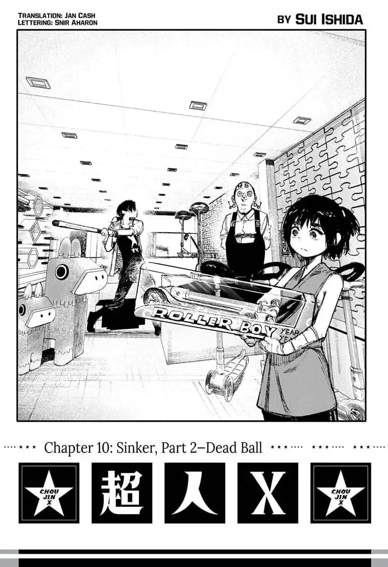 Choujin X, chapter 10, page 1