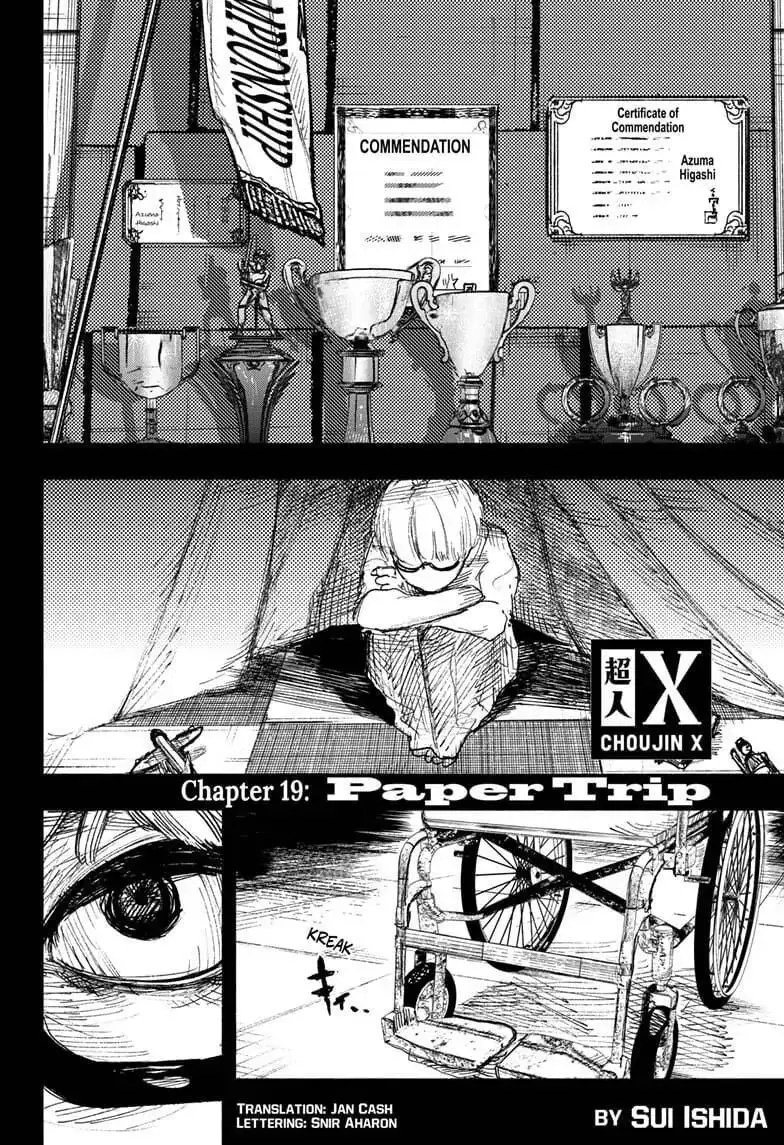 Choujin X, chapter 19, page 1