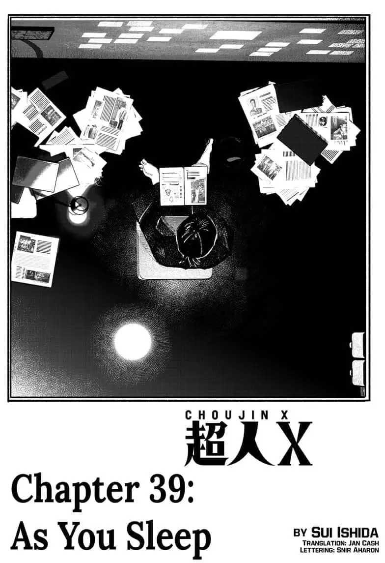 Choujin X, chapter 39, page 1