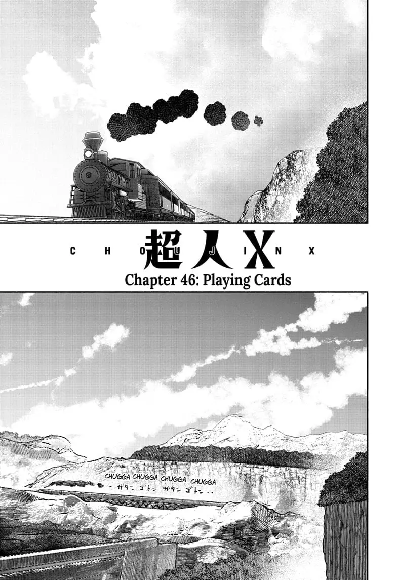 Choujin X, chapter 46, page 1