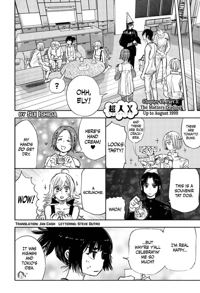 Choujin X, chapter 49.3, page 1