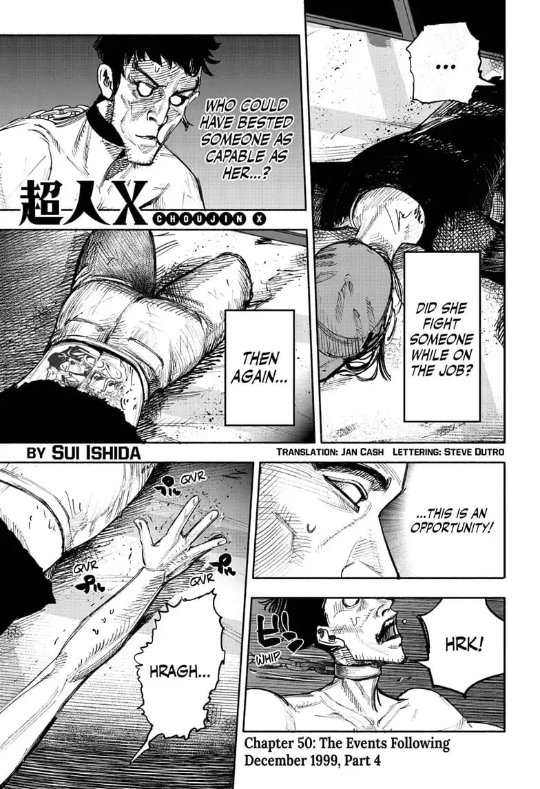 Choujin X, chapter 50.4, page 1
