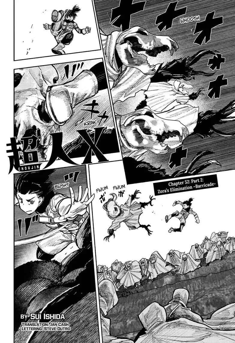 Choujin X, chapter 52.2, page 1