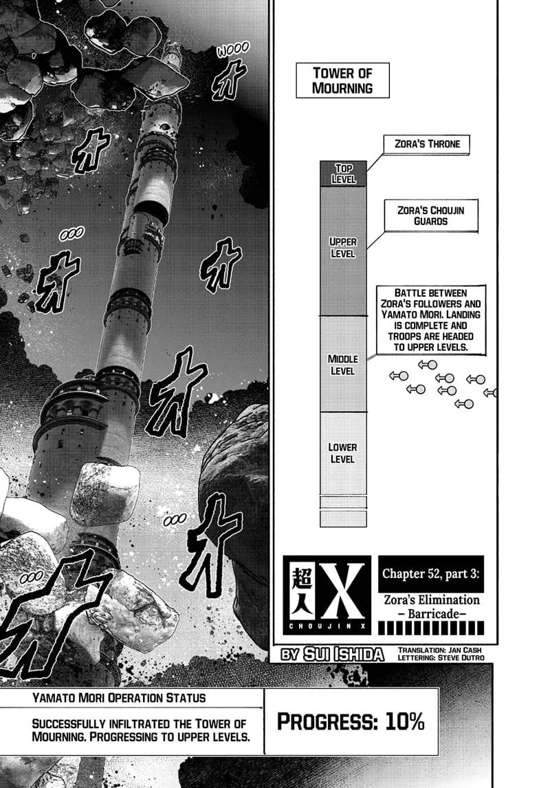 Choujin X, chapter 52.3, page 1