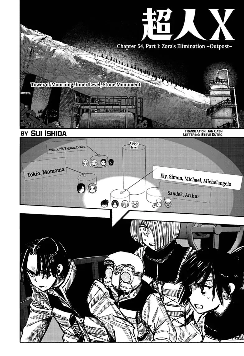 Choujin X, chapter 54.1, page 1