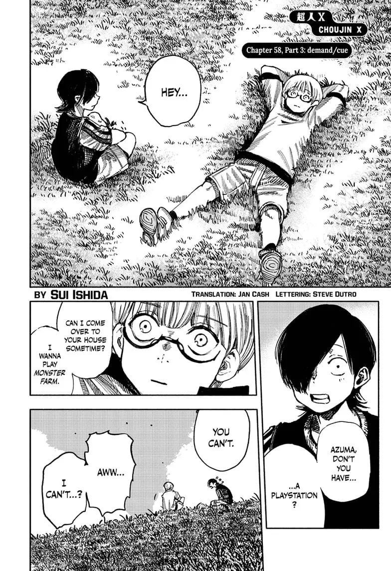 Choujin X, chapter 58.3, page 1