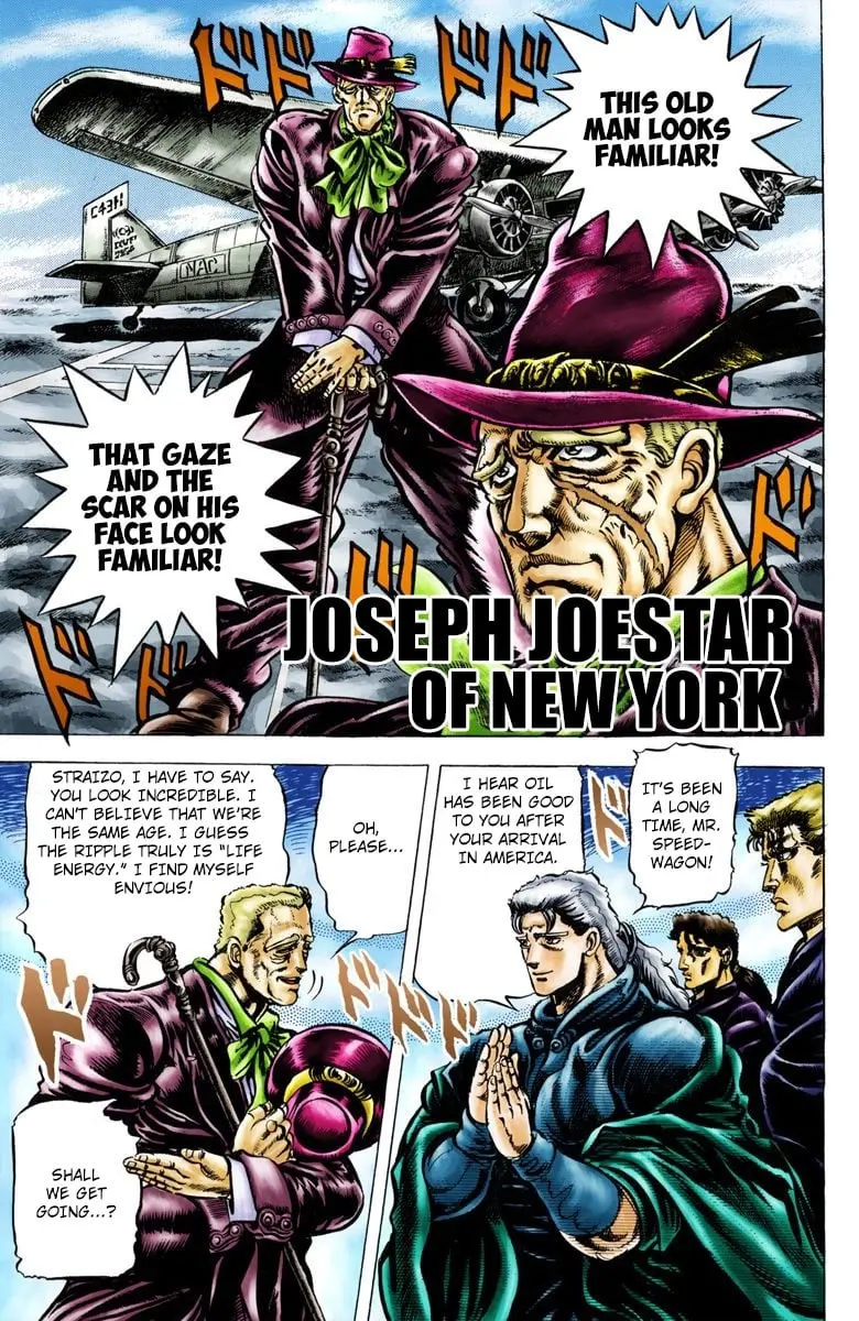 JoJo's Bizarre Adventure, Part 2: Battle Tendency, chapter 1, page 2