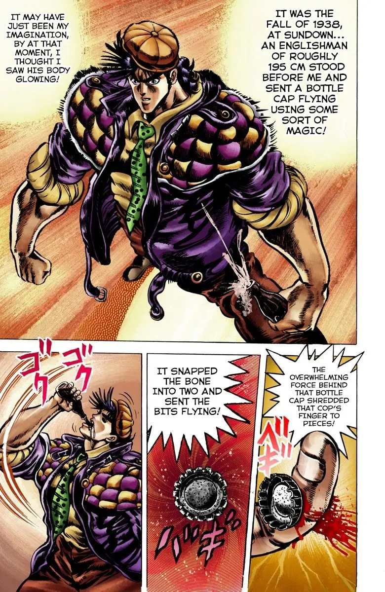 JoJo's Bizarre Adventure, Part 2: Battle Tendency, chapter 1, page 15