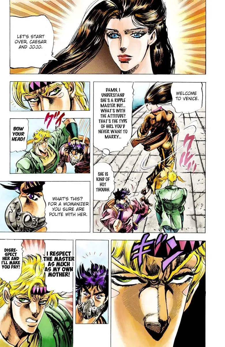 JoJo's Bizarre Adventure, Part 2: Battle Tendency, chapter 28, page 12