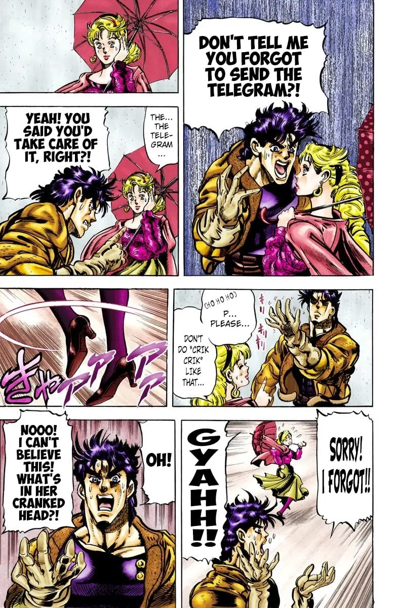 JoJo's Bizarre Adventure, Part 2: Battle Tendency, chapter 69 END, page 14