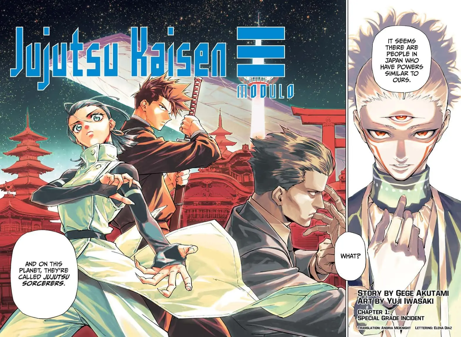 Jujutsu Kaisen Modulo Manga, chapter 1, page 2
