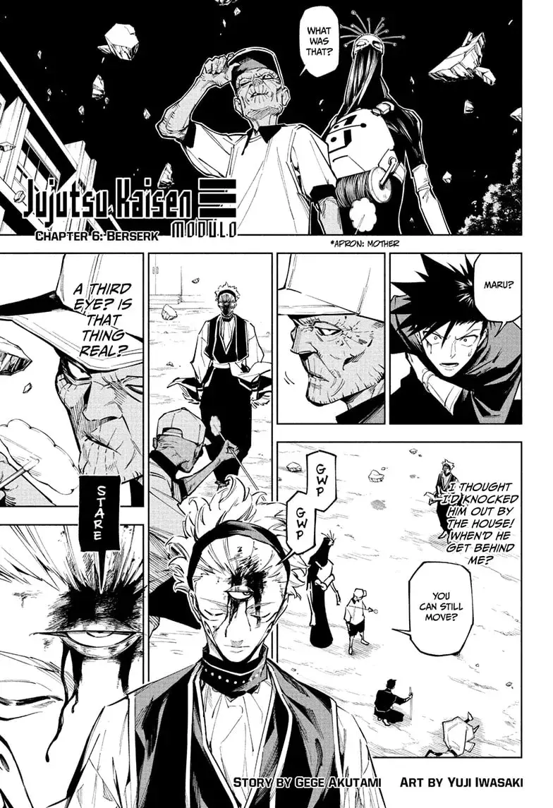 Jujutsu Kaisen Modulo Manga, chapter 6, page 1