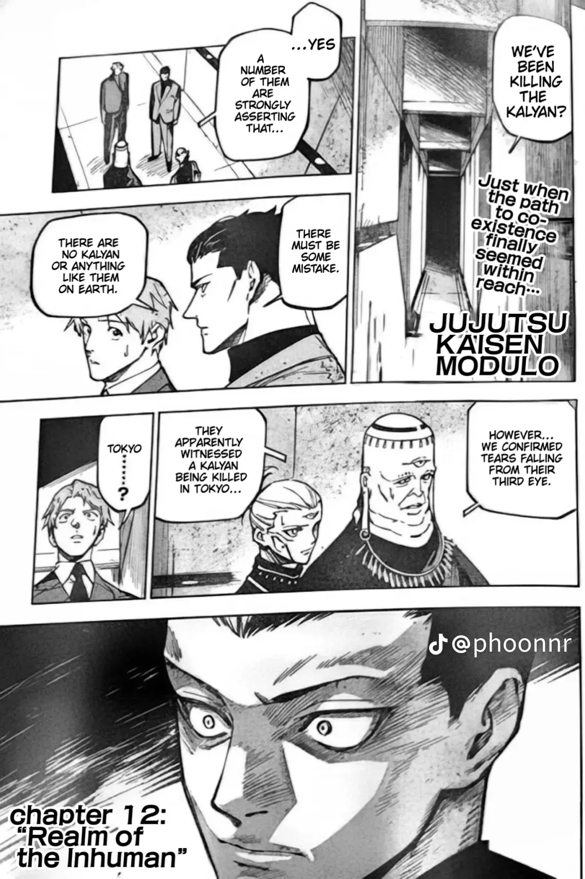 Jujutsu Kaisen Modulo Manga, chapter 12 Leak, page 1