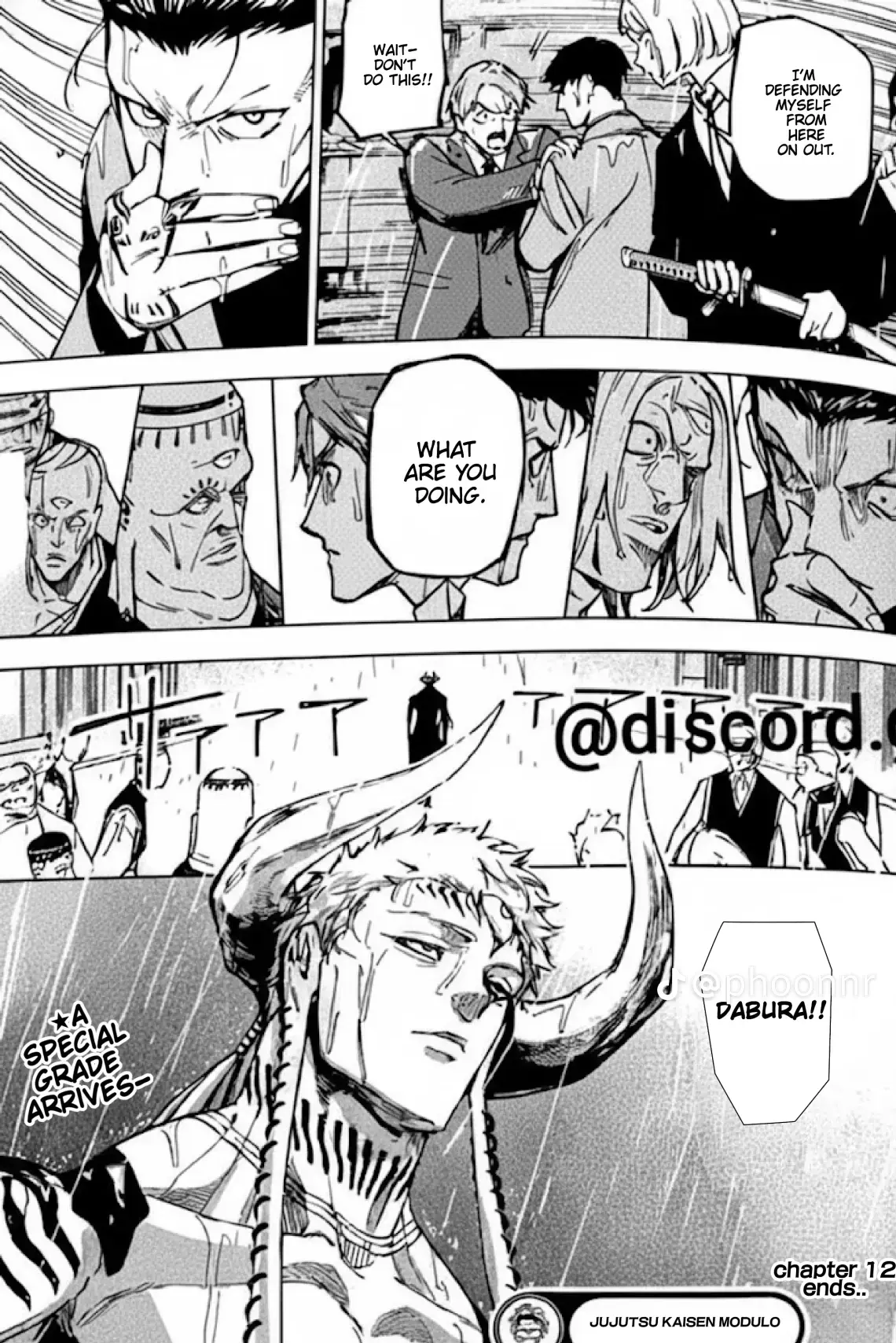 Jujutsu Kaisen Modulo Manga, chapter 12 Leak, page 16