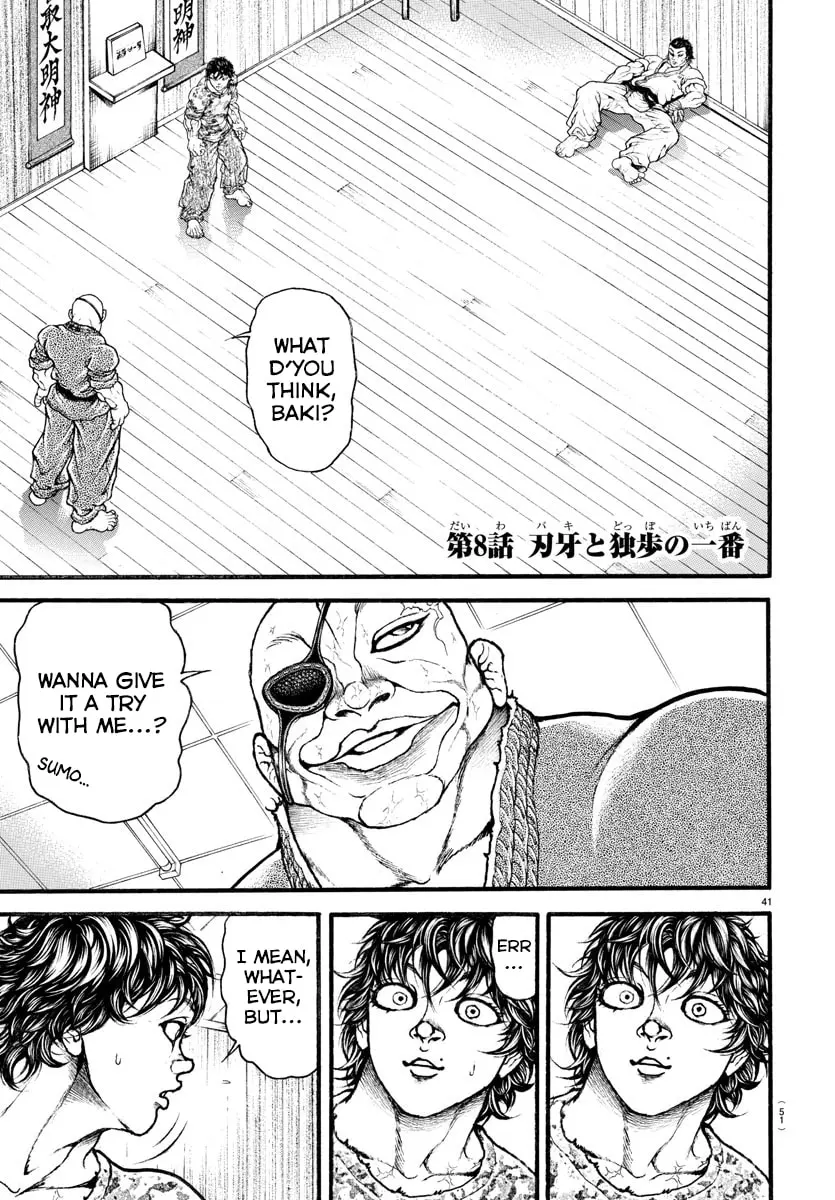 Baki Dou 2, chapter 8, page 1