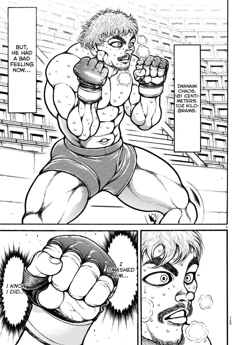 Baki Dou 2, chapter 38, page 3