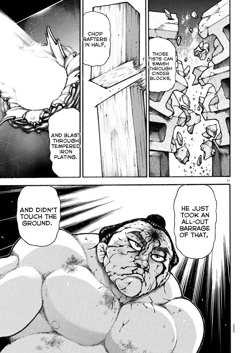 Baki Dou 2, chapter 62, page 11