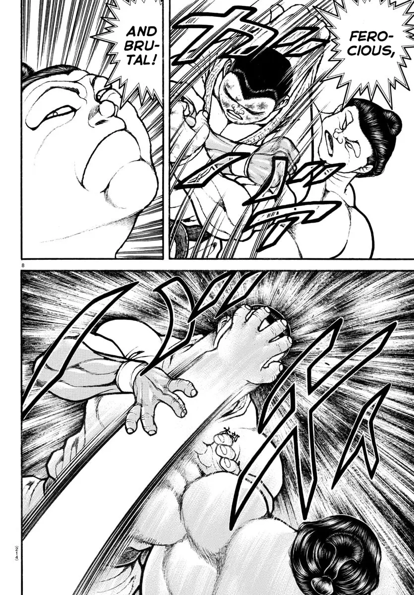 Baki Dou 2, chapter 77, page 8