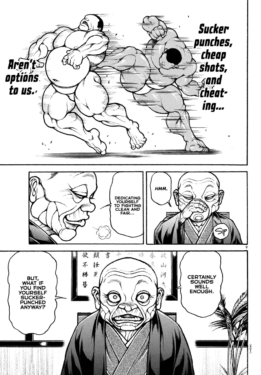 Baki Dou 2, chapter 129, page 9